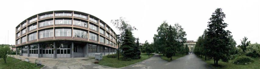 School Entrance Panorama